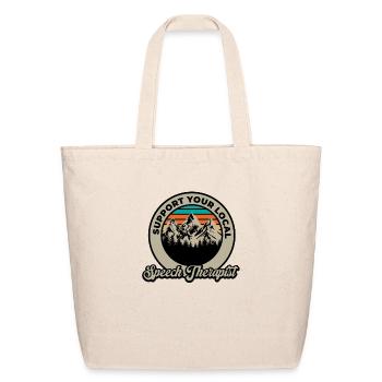 Speech Therapist - Eco-Friendly Cotton Tote - natural - Front
