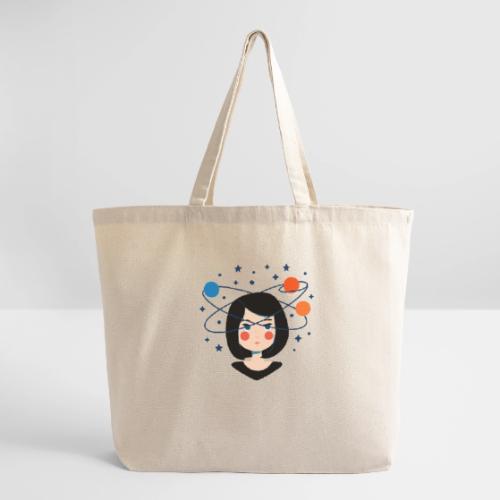 Spaced Out Girl – Mouse Pad - Eco-Friendly Cotton Tote