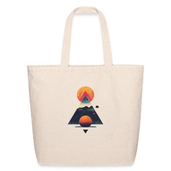 Inspirational Abstract - Eco-Friendly Cotton Tote - natural - Front