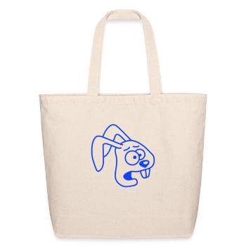 Rabbit Terrified Anxious Desperate Confused Cool - Eco-Friendly Cotton Tote - natural - Front