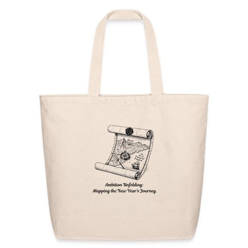 Unfolding Map of Ambition T-Shirt - Eco-Friendly Cotton Tote