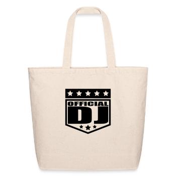 DJ Deejay Star Banner - Eco-Friendly Cotton Tote - natural - Front