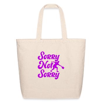 SORRY NOT SORRY - Eco-Friendly Cotton Tote - natural - Front