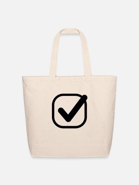 haken_icon_f1 - Eco-Friendly Cotton Tote - natural