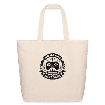 No Hacks Just Skill - Eco-Friendly Cotton Tote - natural - Front