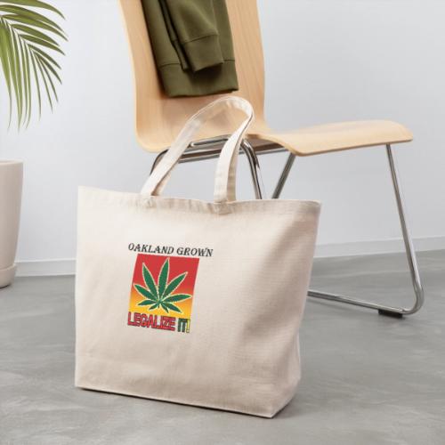 Oakland Grown Cannabis juridiques T-shirts 420 usure - Sac fourre-tout en coton naturel
