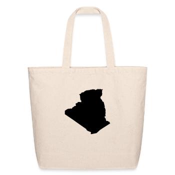 Algeria map - Eco-Friendly Cotton Tote - natural - Front