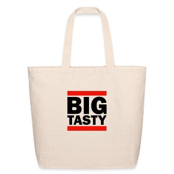 Big tasty - Eco-Friendly Cotton Tote - natural - Front