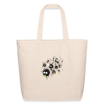 Makkuro kurosuke ink - Eco-Friendly Cotton Tote - natural - Front