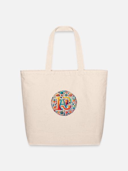 A_logo_with_the_ay_letters_beautifully_intertwined - Eco-Friendly Cotton Tote - natural