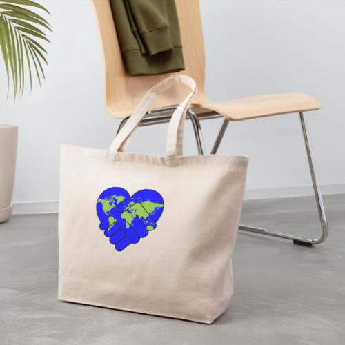 World United in Love - Eco-Friendly Cotton Tote