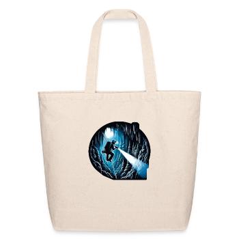 Cave Explorer: Depths of Discovery - Eco-Friendly Cotton Tote - natural - Front