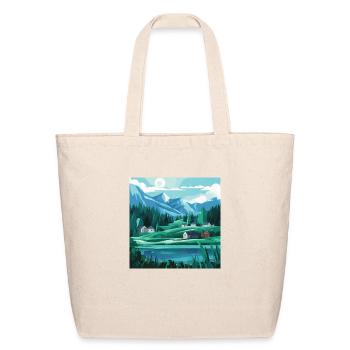 sea view - Eco-Friendly Cotton Tote - natural - Front