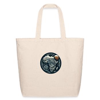 Map of Africa - Eco-Friendly Cotton Tote - natural - Front