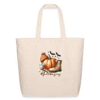 Fall Basics - Eco-Friendly Cotton Tote - natural - Front