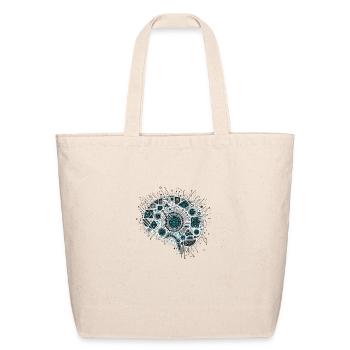 AI Art Print - Eco-Friendly Cotton Tote - natural - Front