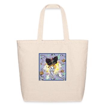 Mothman & Isobod - Eco-Friendly Cotton Tote - natural - Front