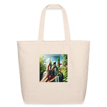 The Art of the Selfie - Eco-Friendly Cotton Tote - natural - Front