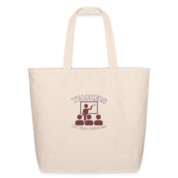 Teachers: The original influencers - Eco-Friendly Cotton Tote - natural - Front