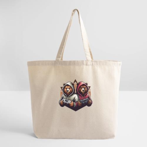 2 grizzlies gamer bears - Eco-Friendly Cotton Tote
