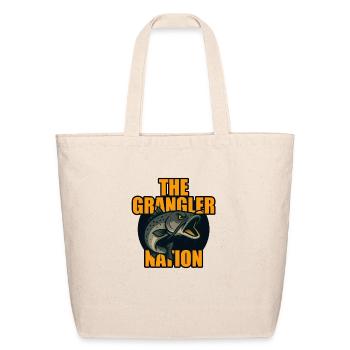 Grangler Nation (Catfish) - Eco-Friendly Cotton Tote - natural - Front