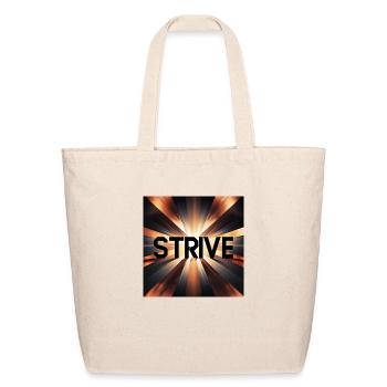 awsome background strive - Eco-Friendly Cotton Tote - natural - Front