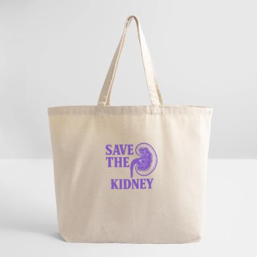 Save the kidney - Eco-Friendly Cotton Tote