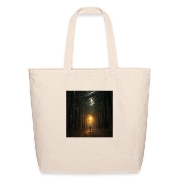 Enchanted Forest Path T-Shirt - Eco-Friendly Cotton Tote - natural - Front
