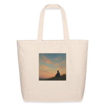 Watching the Sky - Eco-Friendly Cotton Tote - natural - Front