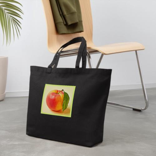 Feel the Fresh Peach Summer Vibe Design - Eco-Friendly Cotton Tote