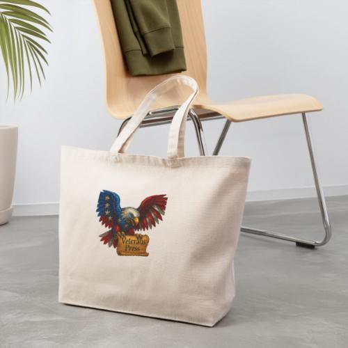 Veterans Press Bald Eagle - Eco-Friendly Cotton Tote