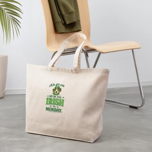 St. Patrick’s Day Dog T-Shirt – We’re All Irish - Eco-Friendly Cotton Tote