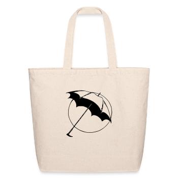 Basic Open Umbrella - Eco-Friendly Cotton Tote - natural - Front