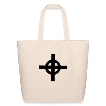 Celtic Cross - Eco-Friendly Cotton Tote - natural - Front