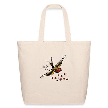 Bird - Eco-Friendly Cotton Tote - natural - Front