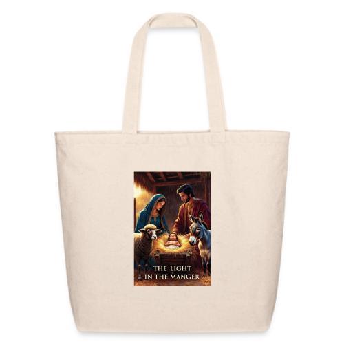 Nativity Manger T-Shirt - Eco-Friendly Cotton Tote