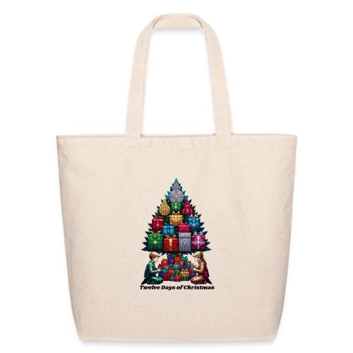 Twelve Days of Gifts T-Shirt - Eco-Friendly Cotton Tote
