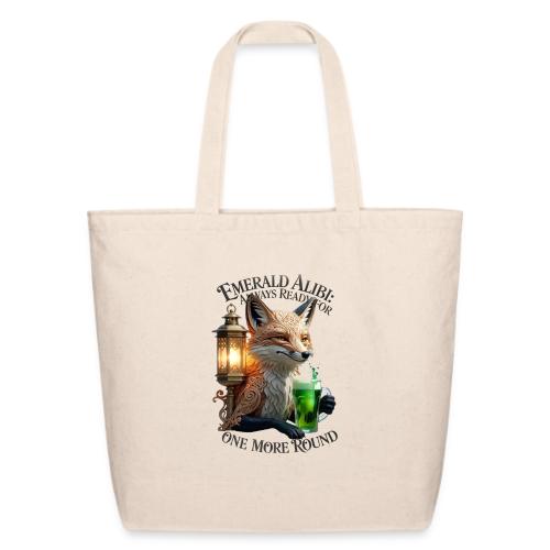 Emerald Alibi Fox Graphic Tee - Eco-Friendly Cotton Tote