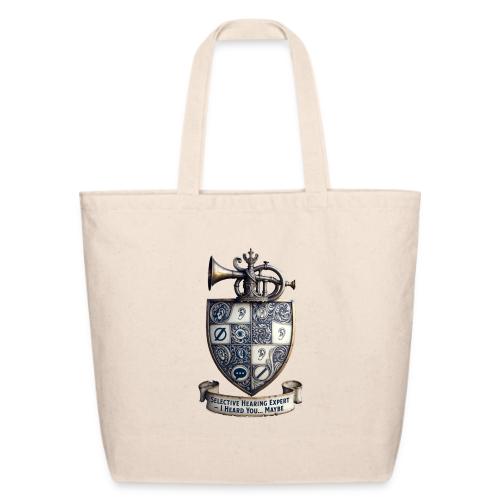Selective Hearing Expert Crest T Shirt - Eco-Friendly Cotton Tote