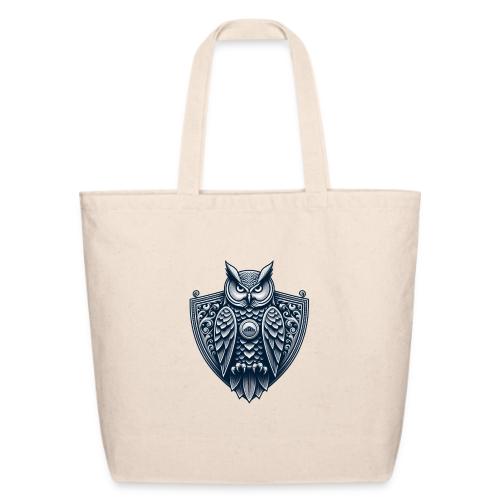 Night Watch Owl T Shirt, Sarcastic Dad Gift - Eco-Friendly Cotton Tote
