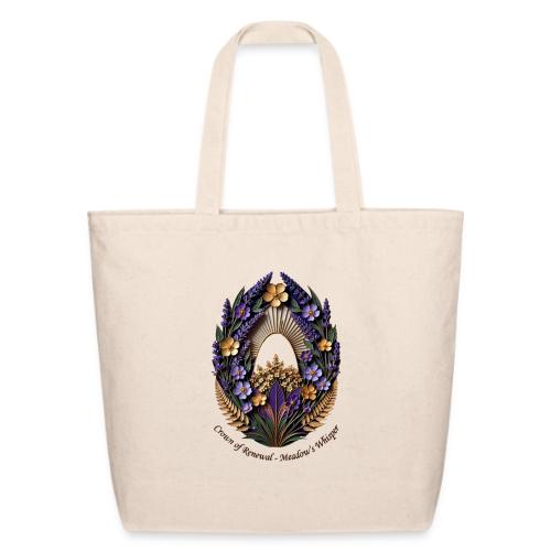 Easter Meadow Crown Renewal T Shirt, Spring Gift - Eco-Friendly Cotton Tote