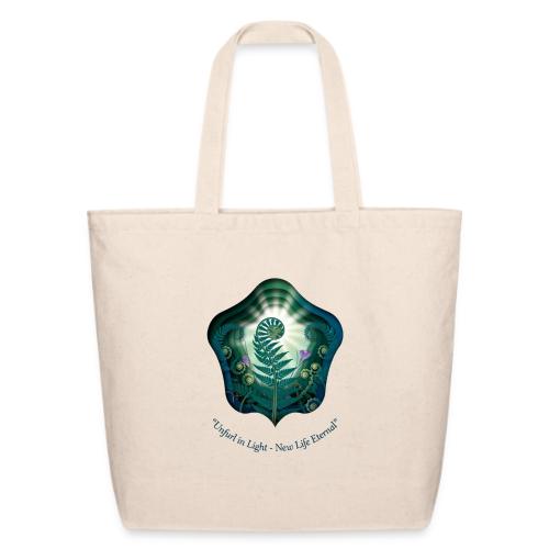 Easter Unfurl in Light Resurrection T Shirt, Gift - Eco-Friendly Cotton Tote
