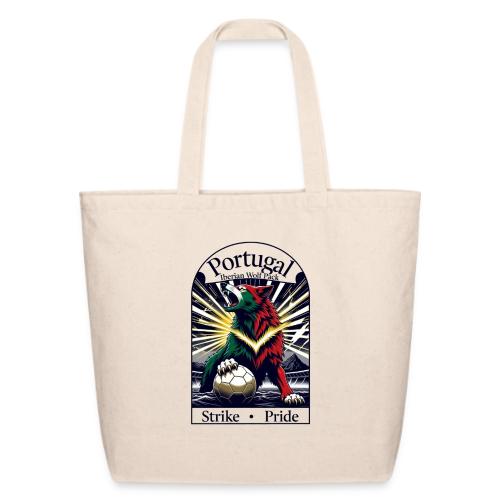 Portugal Iberian Wolf Soccer T Shirt, Pride Gift - Eco-Friendly Cotton Tote