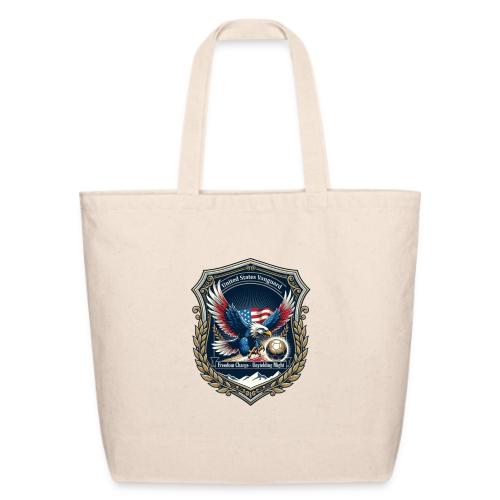 USA Eagle Vanguard T-Shirt,American Flag PrideGift - Eco-Friendly Cotton Tote