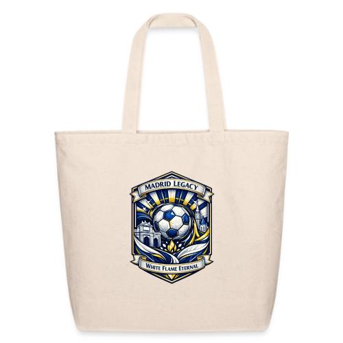 Madrid White Legacy T Shirt, Madrid Fan Gift - Eco-Friendly Cotton Tote