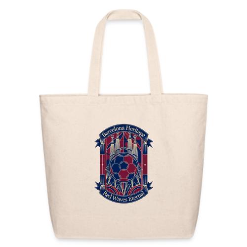 Barcelona Red Heritage T Shirt, Barsa fan Gift - Eco-Friendly Cotton Tote