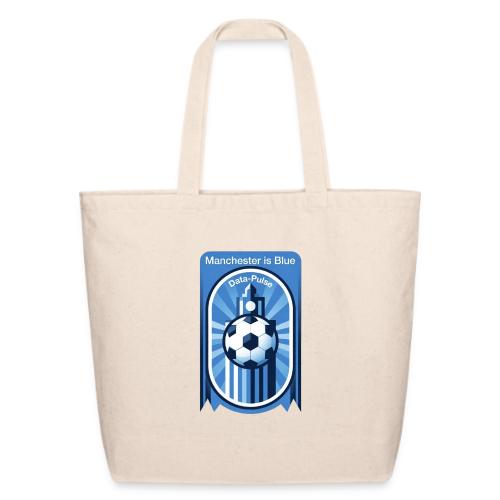 Manchester is Blue Soccer City T Shirt, Apparel - Eco-Friendly Cotton Tote