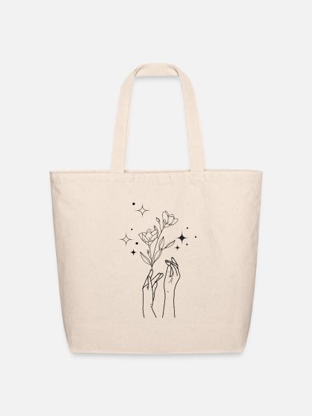 Grow - Eco-Friendly Cotton Tote - natural