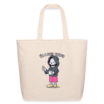 I'm a soul (sole) trader - death - Eco-Friendly Cotton Tote - natural - Front