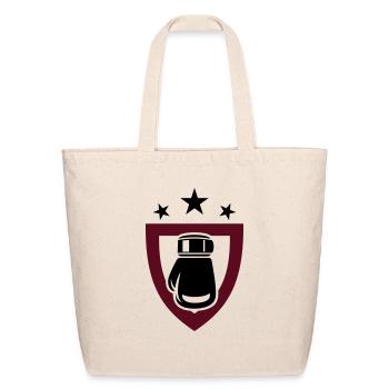 Boxing Badge - Eco-Friendly Cotton Tote - natural - Front